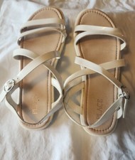 White Womens Strappy Sandal Size 5 Children's Place