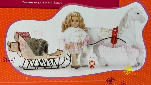our generation doll sleigh