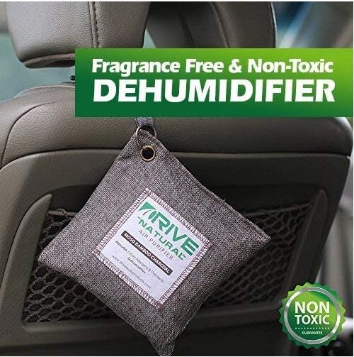 Drive Natural Car Air Freshener, Bamboo Activated Charcoal