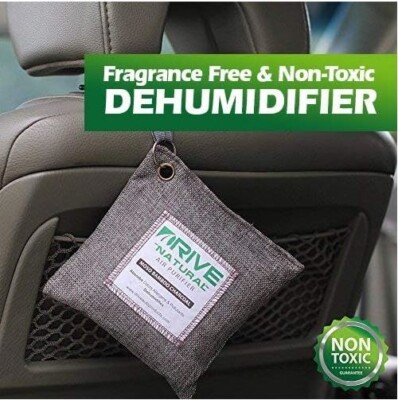 Drive Natural Car Air Freshener, Bamboo Activated Charcoal