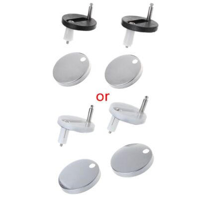 2Pcs Top Fix WC Toilet for Seat Hinges Fittings Quick Release Cover Hinge Screw