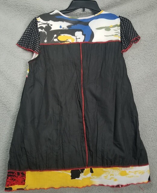 Kaktus Medium Black Patchwork Boutique Abstract A… - image 7