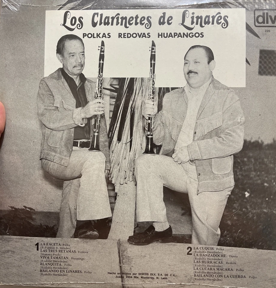 Los Clarinetes De Linares - POLKAS REDOVAS HUAPANGOS LP / VINILO NUEVO Y SELLADO Foto 2 de 2