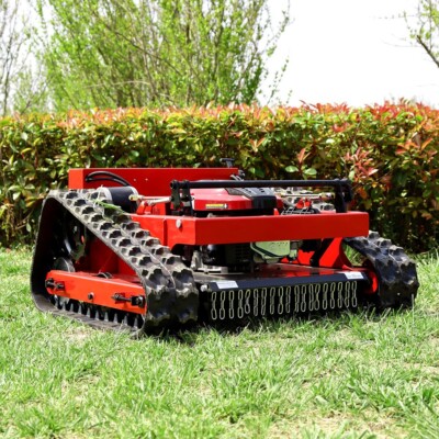 Rasenmäher Benzin 7,5 PS 550mm Ferngesteuert RC Profi Mäher Garten Mähroboter