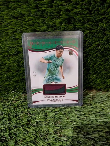 Rodrigo Huescas 2024-25 Panini Immaculate Heralded Materials /20 - Mexico
