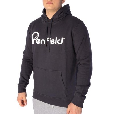 Penfield Bear Chest Print Hoodie Herren Kapuzenpullover ebony 39228