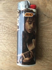 1 PC BIC Standard Regular Sized  Premium Vinyl Wrapped Bob Marley Playing Guitar