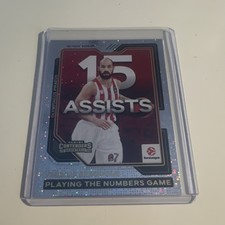 Panini Vassilis Spanoulis Playing the Numbers Game  #29 Contenders Euroleague