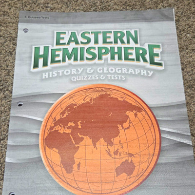 Abeka Eastern Hemisphere History & Geography Quizzes & Tests Paperback Consumabl