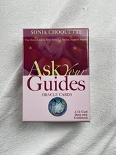 Ask Your Guides Oracle Card Deck By Sonia Choquette. 52 card oracle deck w/ book