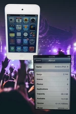 Apple iPod touch  White 32GB A1367  w/ 2,144 Songs