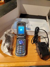 Motorola i series i576 - Black  Nextel  Very Rare iDEN PTT Flip Phone