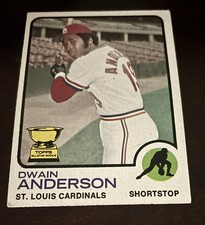 1973 Topps #241 Dwain Anderson All-Star Rookie Baseball Card RC Cardinals ⚾️?. rookie card picture