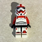 LEGO Star Wars Shock Trooper Clone Minifigure w/ Helmet White & Red