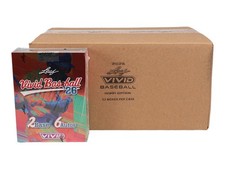 2026 LEAF VIVID BASEBALL HOBBY 12-BOX CASE