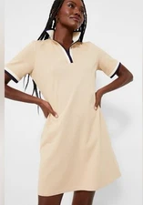 NWT Tuckernuck Hutton Polo Dress Biege Size Medium