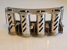 Vintage Metal Belt Rapid Coin Changer 4 Barrels Penny Dime Nickel Quarter Japan 