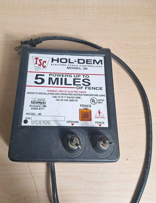 #ad #ad Tractor Supply HOLDEM Electric Fence Controller Model 30 Black Farm Works $35.00