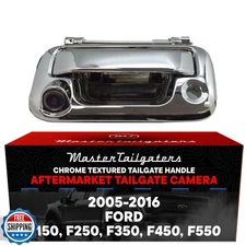 Master Tailgaters Chrome Tailgate Handle with Backup Camera Replacement for F
