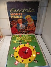 Ancien Jeu Roulette Électrique Monte-Carlo J.P.C. Fonctionne