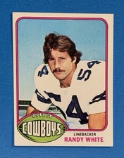 1976 Topps Randy White RC Rookie Card #158 Dallas Cowboys. rookie card picture