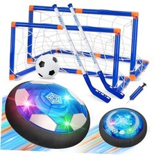 3-in-1 Hover Soccer Ball, Kids Toddler Hockey Set 3-IN-1 HOCKEY SOCCER BALL SET
