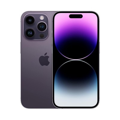 Gebraucht Apple iPhone 14 Pro 128GB Deep Purple MQ0G3QL/a 6,1'' Lila [B-Ware]