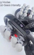 16-Head Fascia Gun High-Frequency Vibration Full Body Massager W/Handles