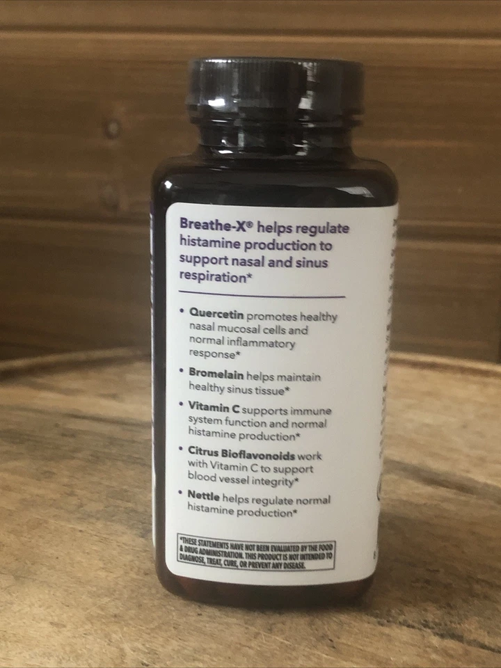 Life Seasons Breathe-X Soporte para alergias y senos paranasales 90 cápsulas - Exp 7/26+ Foto 4 de 4