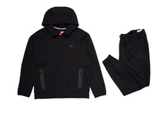 Nike Sportswear Tech Fleece Full-Zip Hoodie  Joggers Set Black/Black S M L XL