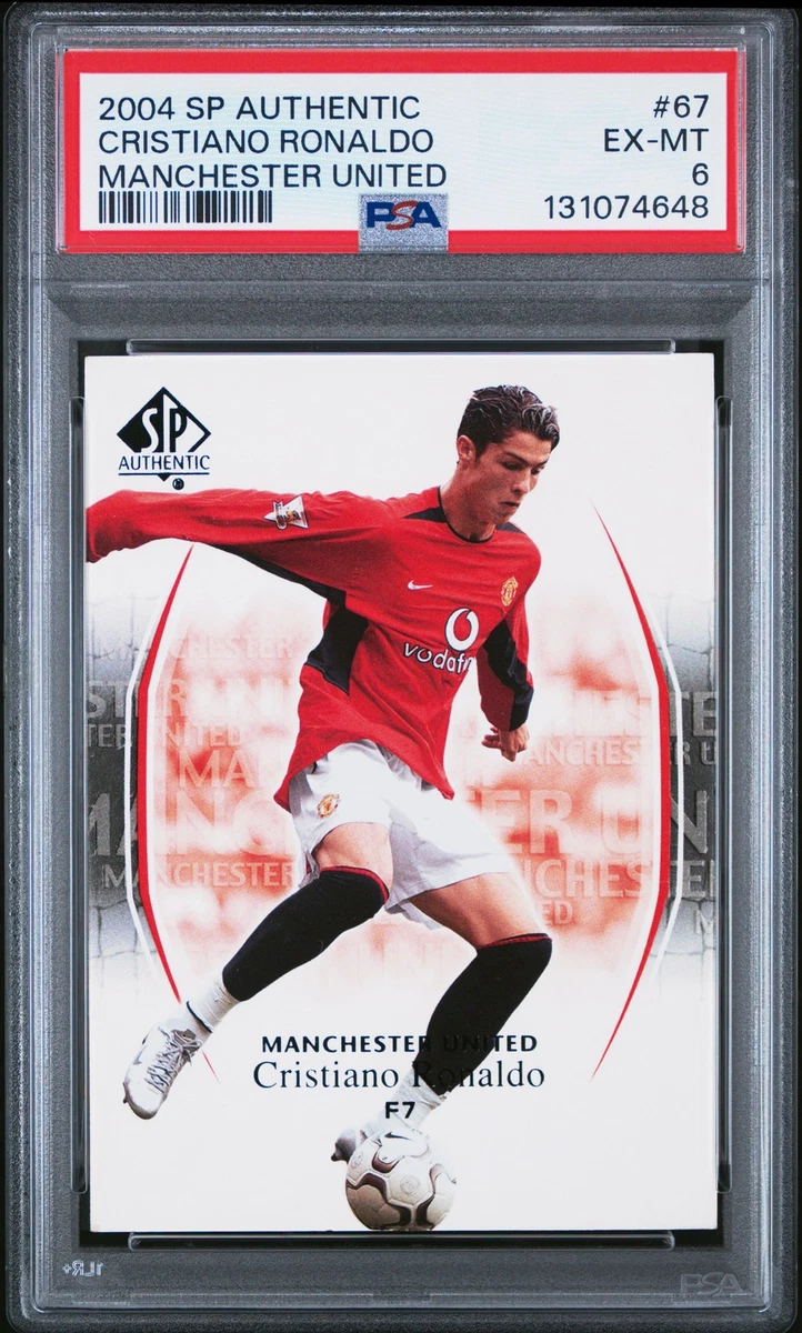 2004 SP Authentic Manchester United Cristiano Ronaldo #67 for sale