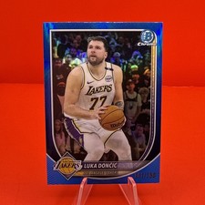 LUKA DONCIC BLUE REFRACTOR #141/150 LAKERS - 2025 BOWMAN BASKETBALL 💎GRADE ME
