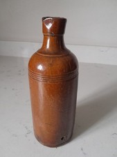 Antique Encore Japonaise N. Antoine & Fils Primitive Stoneware Ink Bottle 8"