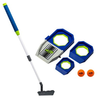 NERF Trick Shot Golf Set - Indoor & Outdoor Putting Trick Shot Kids Golf Set