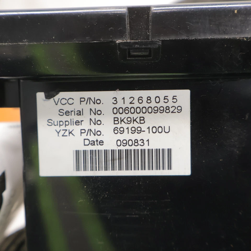 Tela de exibição de rádio Volvo C30 2007 - 2013 fabricante de equipamento original - Imagem 3 de 4