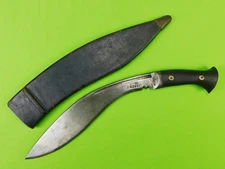 British English Indian India WW2 1942 Kukri Gurkha Fighting Knife & Scabbard