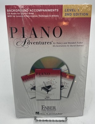 Level 1 Lesson Book CD 2nd Edition Piano Adventures Faber - NEW CD 000420069