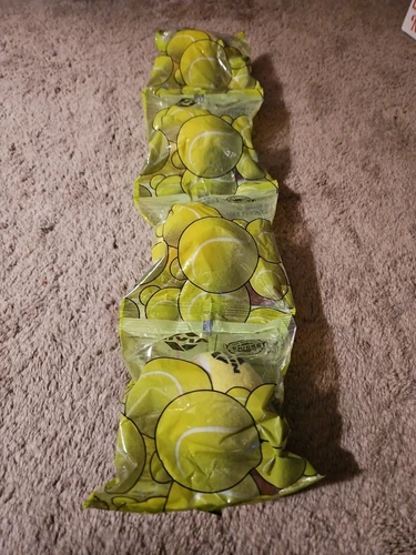 Nivia Yellow Cricket Hard Tennis Balls- Heavy 120gm -130gmSealed-Great Dog Toy