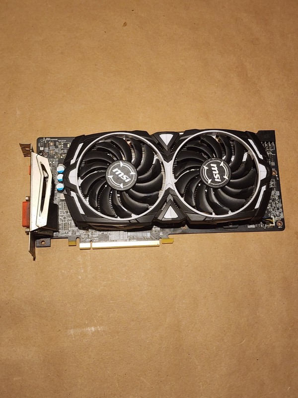 MSI Radeon RX 580 8GB GDDR5 Graphics Card (RX580ARMOR8GOC)