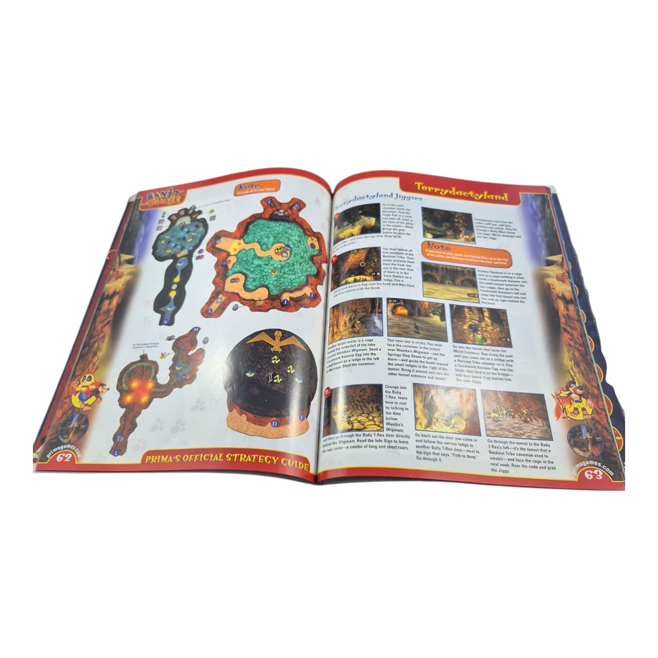 Banjo-Tooie: Prima Official Strategy Guide 2000 N64 Guía de juego a todo color RARO Foto 3 de 4
