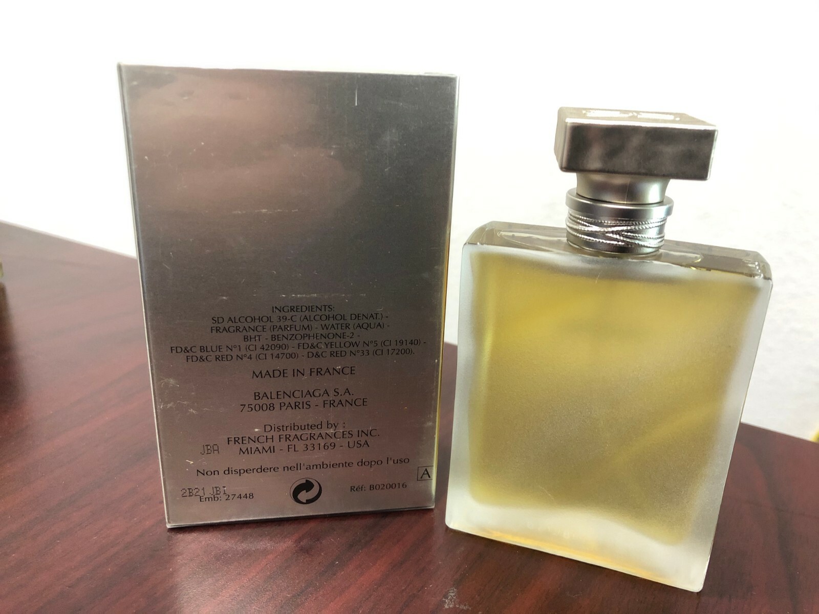 CRISTOBAL POUR HOMME by PARFUMS BALENCIAGA 1.66 oz / 50 ML EDT Spray Sealed thumbnail 2