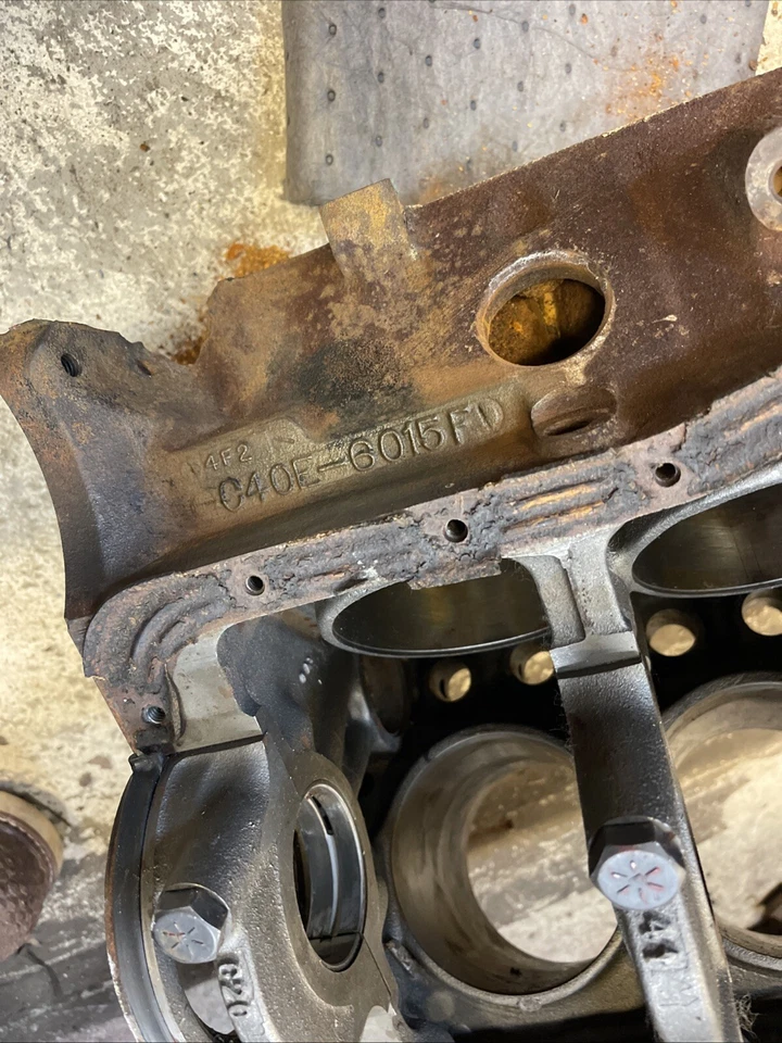 OEM original 1964 289 Ford Bare Engine Block STD Bore Mustang Fairlane Falcon - Image 3 of 4