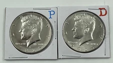 2025 P D Kennedy Half Dollar 2 Coin Set Uncirculated US Mint ⭐FROM ROLLS⭐