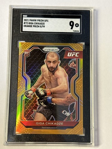 2021 Panini Prizm UFC - Giga Chikadze #72 Orange Prizm /99 (RC) for ...