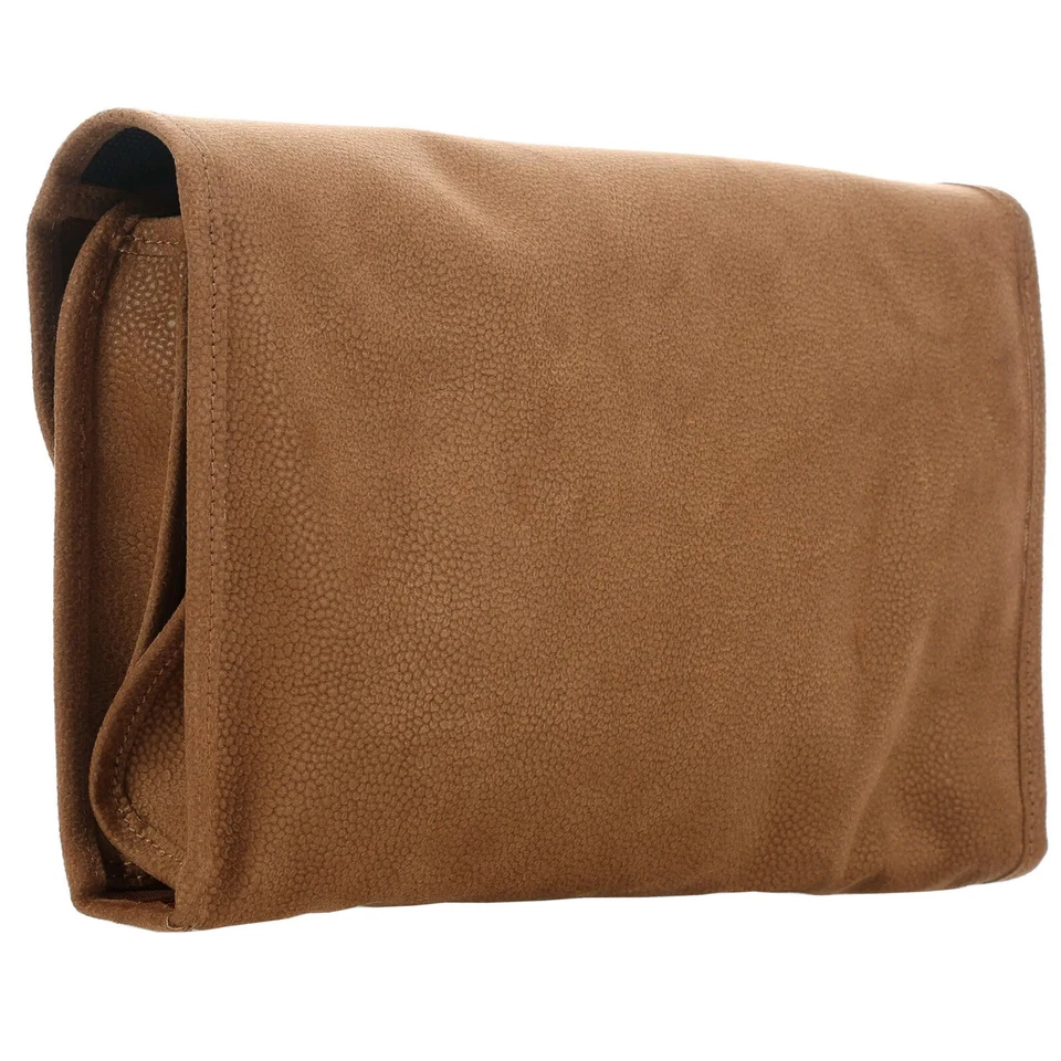 BRIC'S LIFE Necessaire tri-fold traveler toiletry bag purse beauty-case ocher L - Image 3 of 4