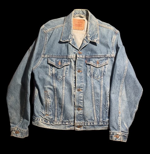 Vintage 80s Levis Trucker Blue Denim 