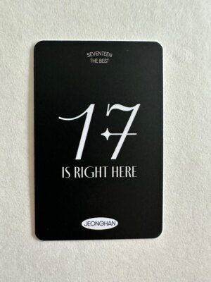 SEVENTEEN 17 IS RIGHT HERE Official Photocard POB MusicKorea