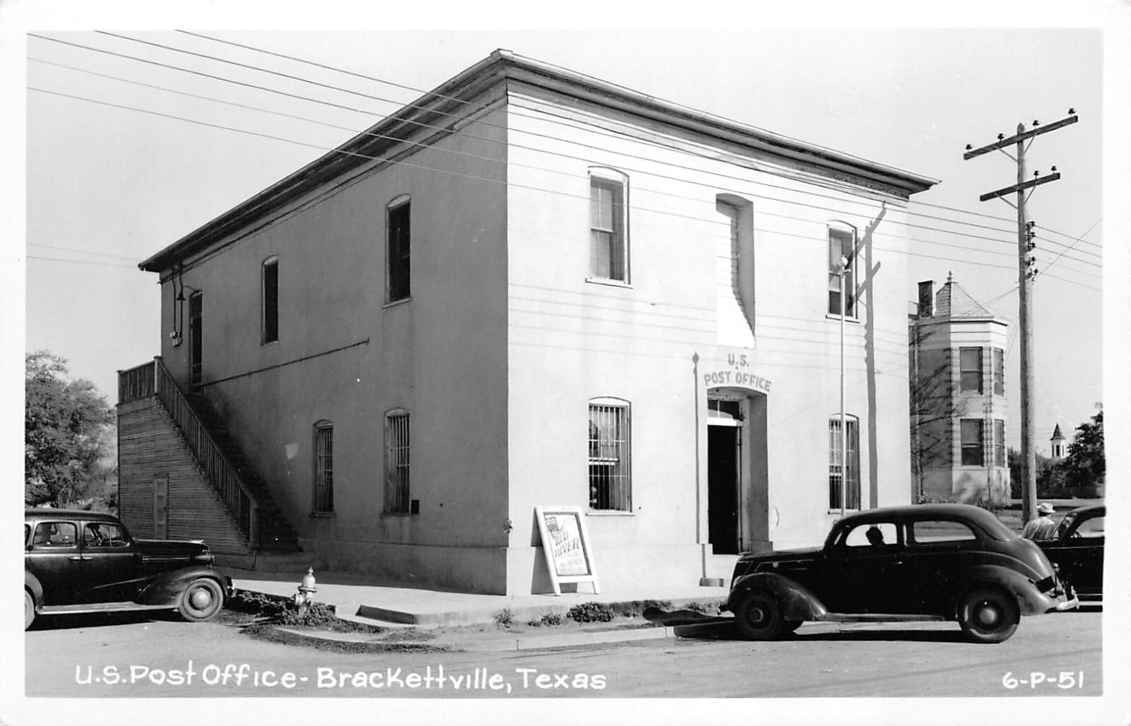 Cline RPPC Brackettville TEXAS U.S. Post Office 6P51 eBay