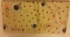 FLANNEL BACK TABLECLOTH OBLONG 52" x 70", (4-6 ppl) COFFEE, NORA's KITCHEN, HD