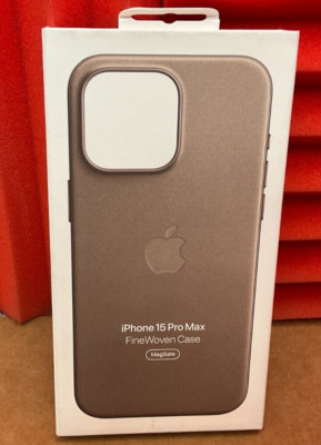 Apple iPhone FiineWoven MagSafe Case 15 Pro Max Taupe MT4W3ZM/A  ️  ️ 